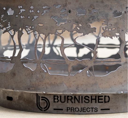 Hand made bespoke fire pit