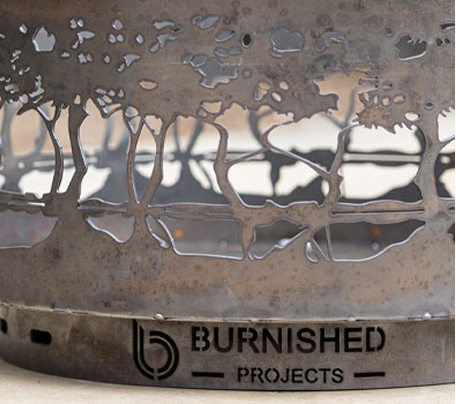Fire pit detail