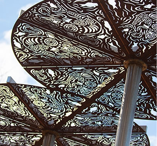 Rotary Club shade structure